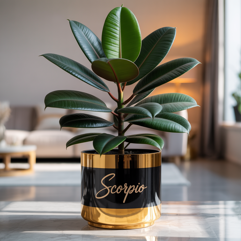 Rubber Plant – Rich foliage, deep roots