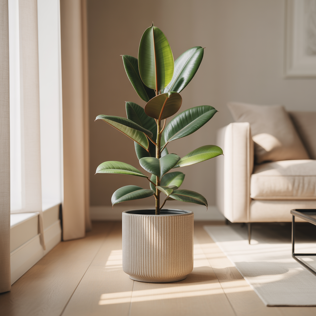 Rubber Plant – The Bold Statement Air-Purifier
