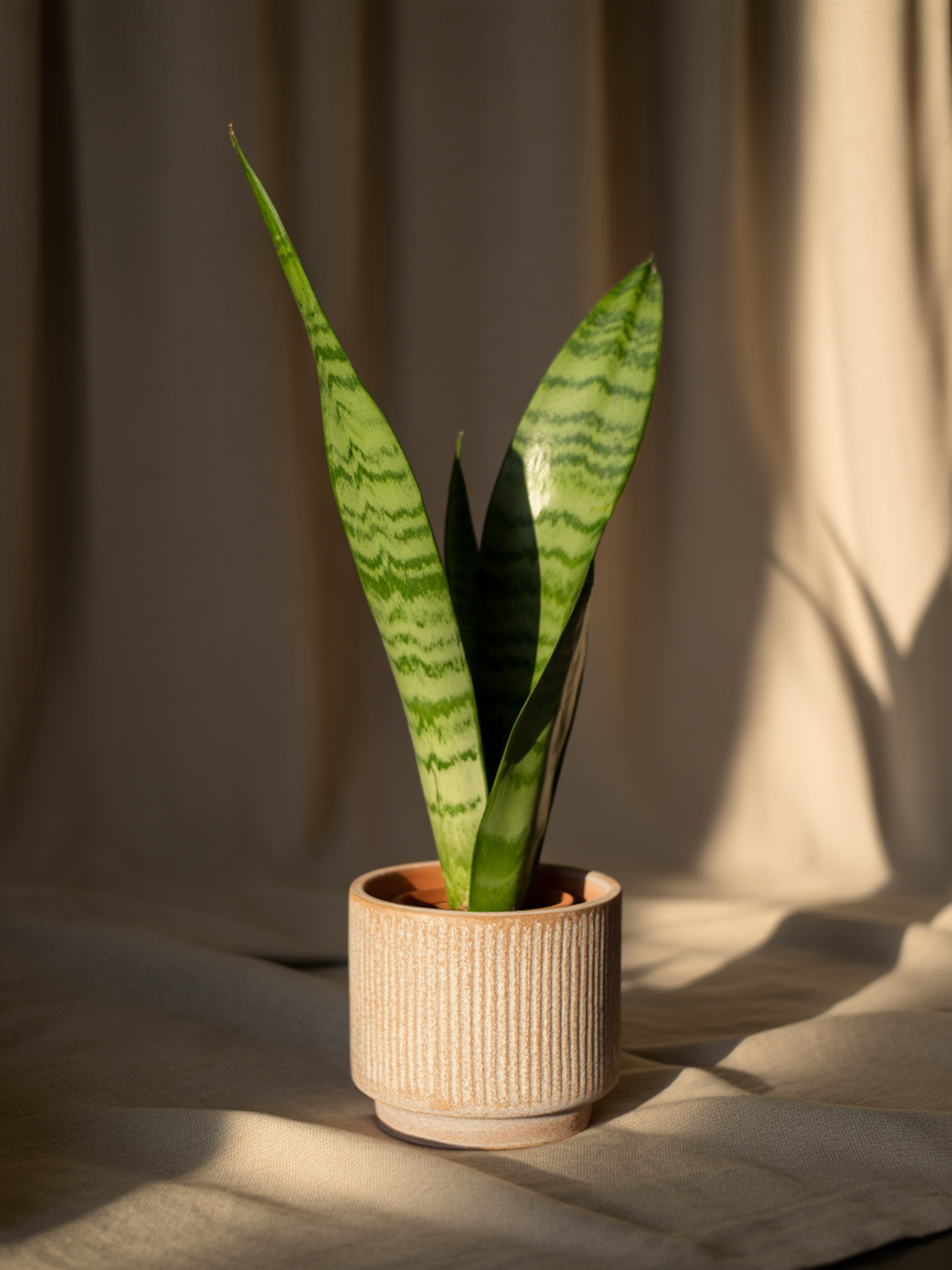 Snake Plant – Earth Element of Stability & Protection