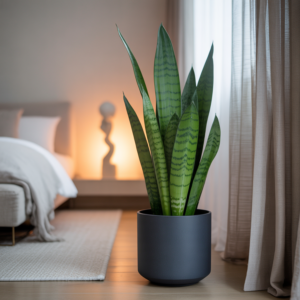 Snake Plant – Night-time Oxygen Powerhouse
