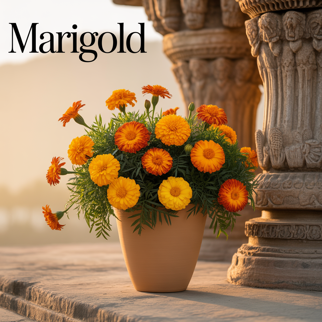 Marigold (Genda) – The Flower of Festivals, Fire & Divine Energy