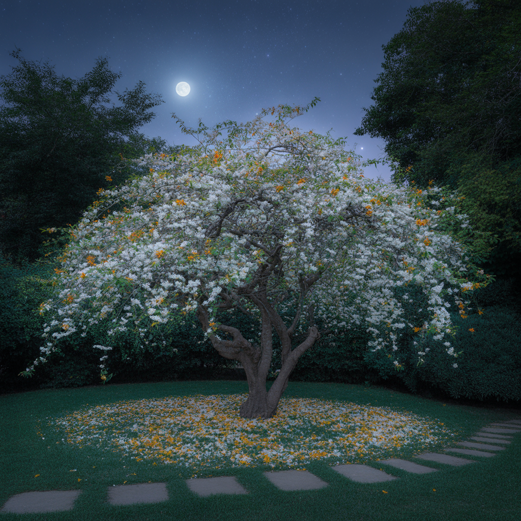 Parijat (Night Jasmine) – The Flower of Ether & Divine Dreams