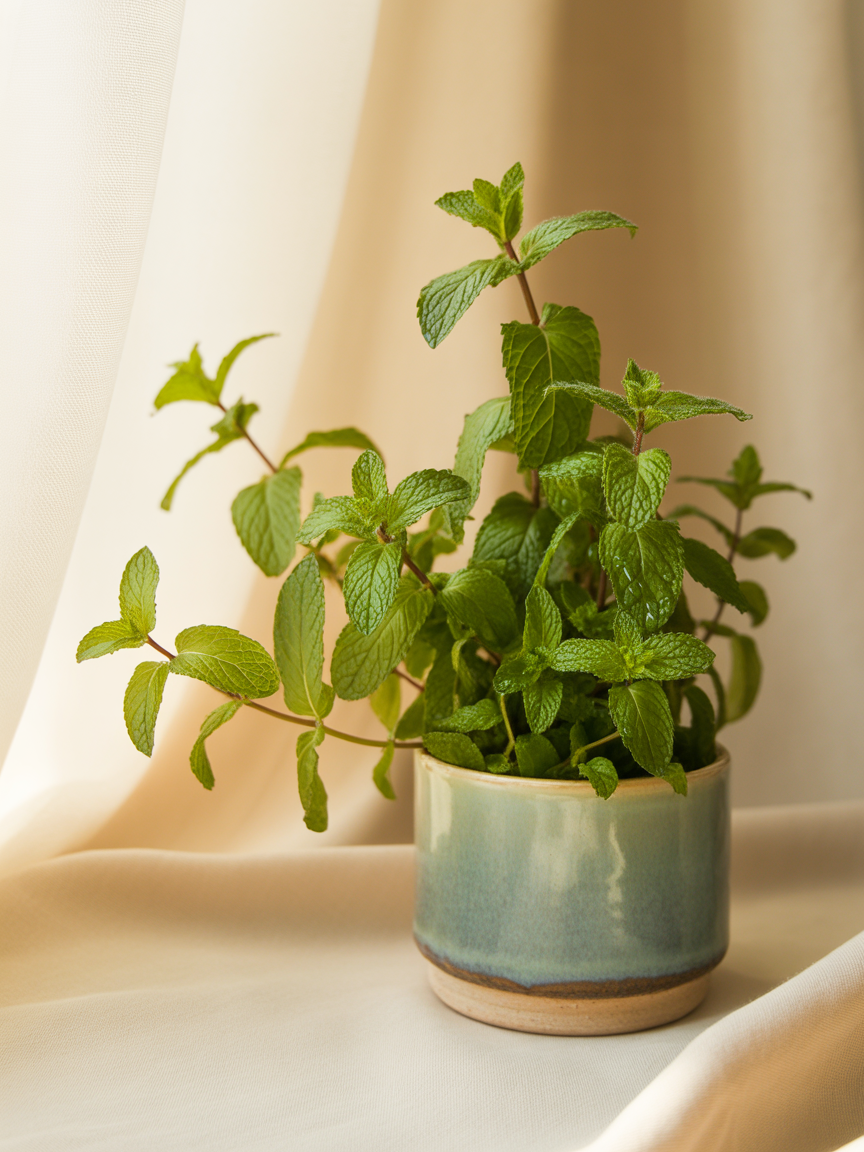 Mint (Pudina) – The Cooling Herb of Joy & Digestion